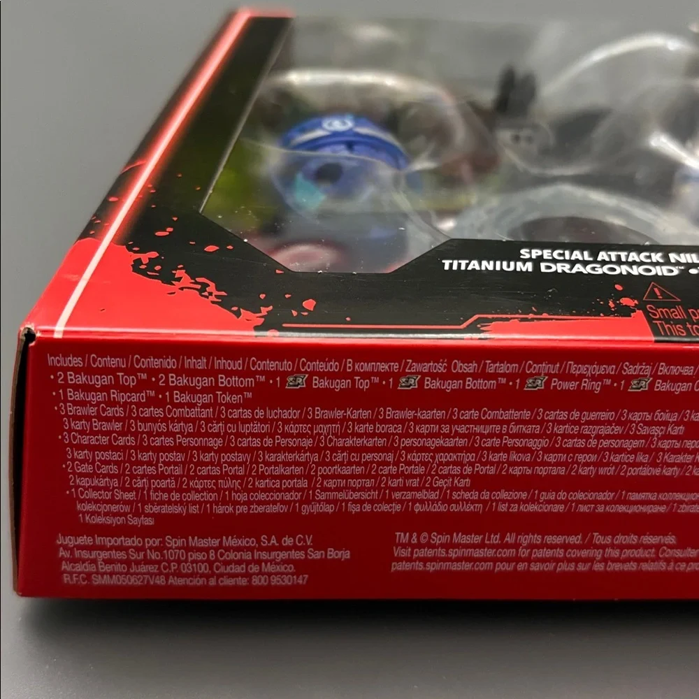 Bakugan Starter Pack: Special Attack Nillious Titanium Dragonoid Titanium Trox